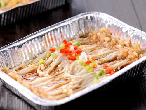 安居锡纸烤金针菇